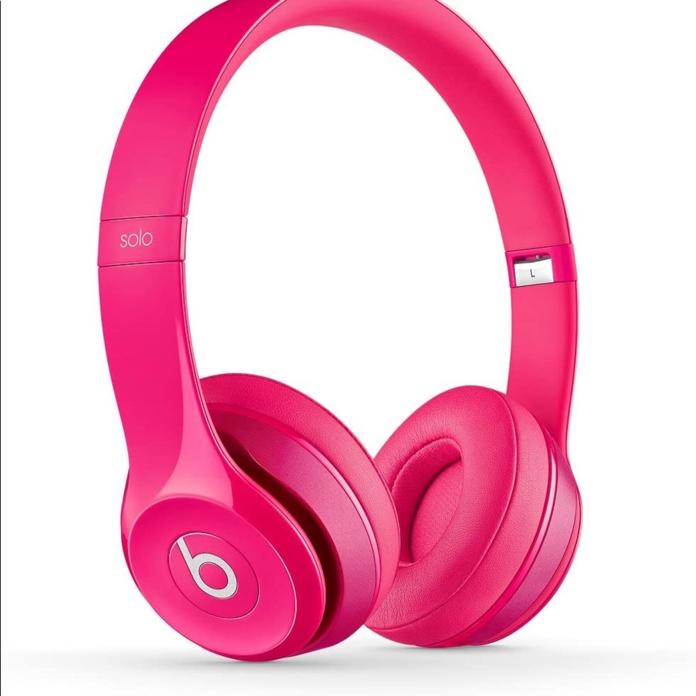 Matte Pink Beats Solo 2. New. No tags or box. Used once.